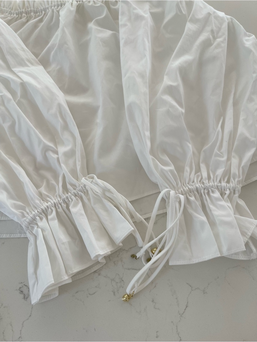 H&M White Off-Shoulder Ruffle Blouse - Picture 5 of 6